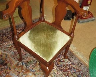 HENKEL HARRIS CORNER CHAIR.  EARLY SALE $250. 919417-1950.