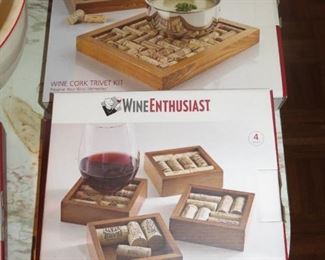 WINE CORK COASTER KITS.