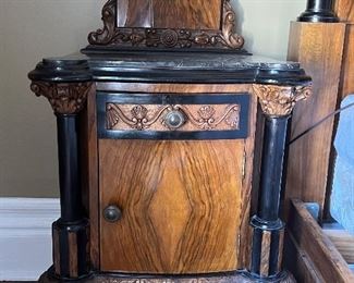French Art Deco Burled Wood Nightstands-On the Buy It Now listing on estatesales.net