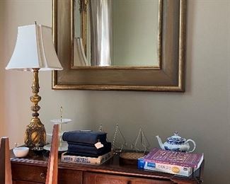 Modern Gold Gilt Wall Mirror