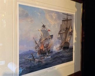 Charles Vickery Battleship Print