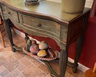 Distressed Sofa / Hallway Table