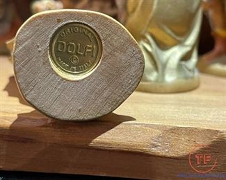 DOLFI Carved Wood Nativity Set