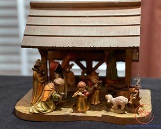 ANRI Carved Wood Nativity Set