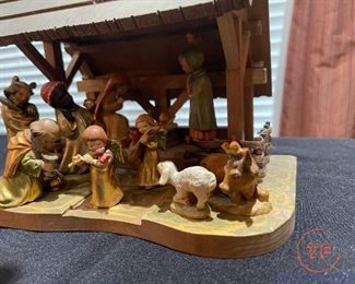 ANRI Carved Wood Nativity Set