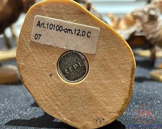 LEPI Carved Wood Nativity Set