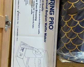 Brand New - Waring Pro Belgian Waffle Maker