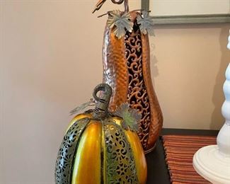 Decorative Metal Pumpkins