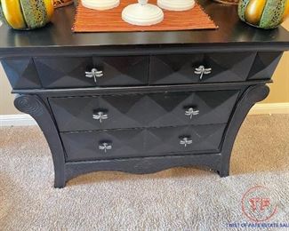 9 Drawer Chest with Dragonfly Pulls