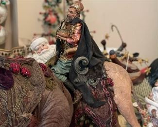 DEPT 56 Neapolitan Nativity Three Wisemen Set