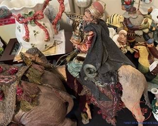 DEPT 56 Neapolitan Nativity Three Wisemen Set