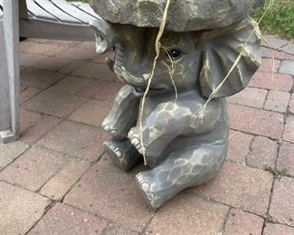 Outdoor Elephant Table Stand