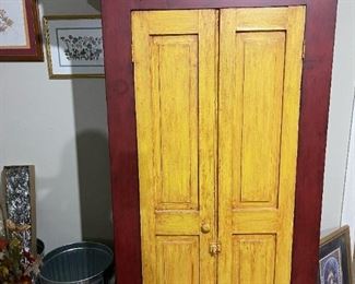 Distressed Two Door Cabinet