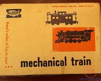 1950'S Marx Allstate Mechanical Train Set