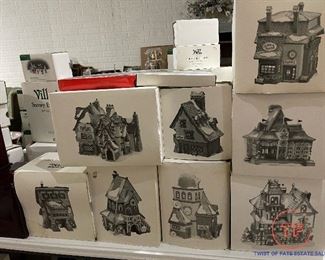 Large Collection of DEPT 56 Village Houses