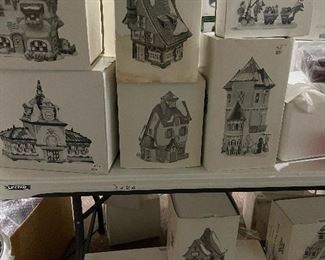 Large Collection of DEPT 56 Village Houses