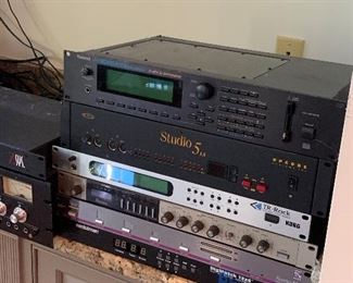 Studio recording equipment