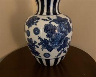 Blue and White Pottery Vase