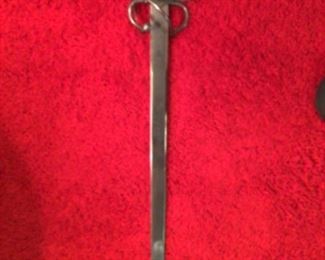 Spanish Steel Engraved Dueling Sword.