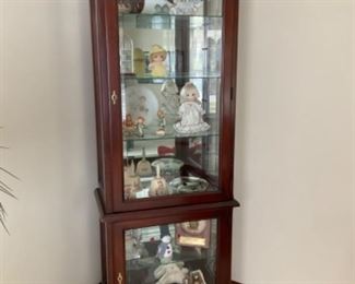 Beautiful Cherry Display Cabinet