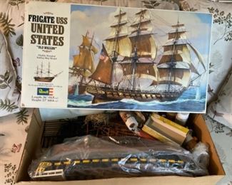 Frigate USS Sailing Ship Model