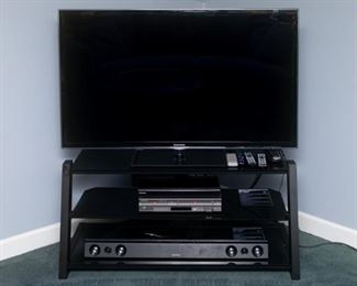 Samsung UN55D6300SF 55" 1080p LED Backlit LCD Television (super thin)  - Samsung HW-C451 2.1 Channel AudioBar System Samsung PS-WC450 Wireless Active Subwoofer - Samsung Dvd-v3650 Dvd/vcr Player Combo

