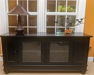 Black Entertainment Center&nbsp;60 w x 20 d x 28 tall