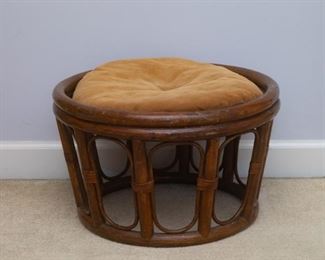 Island Style Rattan Ottoman