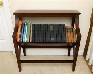 Small Magazine Holder / Book Case Shelf 34 in W x 8 in D x 32.5 in H