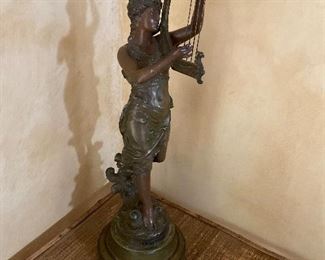 Antique bronze. Euterfe 