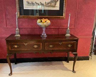Antique English sideboard 