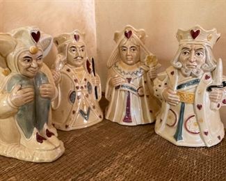 Pack of Cards series by H.J.Wood.  The complete set of hearts. 