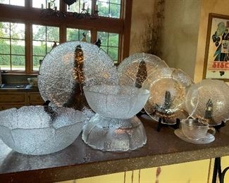 Arcoroc glassware Aspen Leaf.  