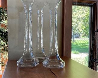 Blenko hand blown floor vase. 24” 