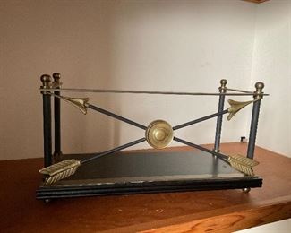 Empire Style Brass Crossed Arrows Book Stand 