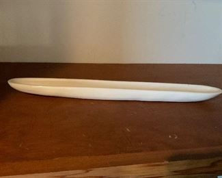 McCarty Carnevale pottery olive boat