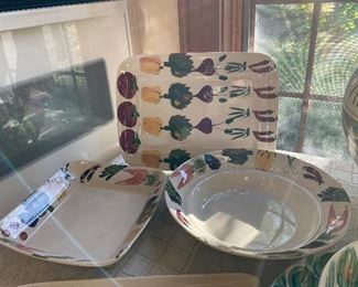  Vintage Hartstone Pottery Farmer’s Market 