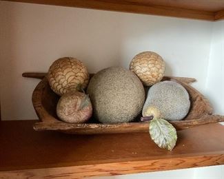 Antique trough replica. 