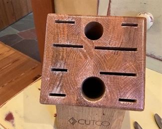 Cutco knife block 