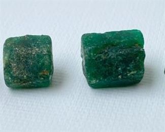4 Genuine Uncut Emeralds Jewelry
Lot #: 100