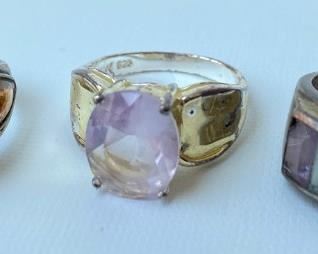 3 Sterling Silver Rings Marked 925
Lot #: 56