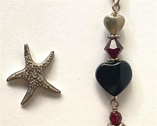 Sterling Silver Necklace From India & Starfish Pendant, Both Marked 925
Lot #: 30