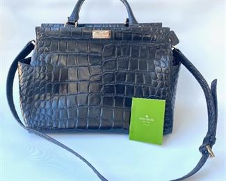 Kate Spade 100 Leather Alligator Pattern Handbag With Strap & Original Care Instructions
Lot #: 25