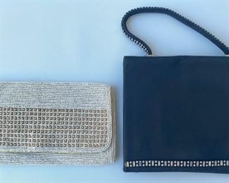 2 Vintage Handbags: Beaded From Japan & Rhinestone By L'Etvile
Lot #: 40