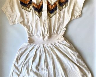 Vintage 1980s Janie Ekberg Metallic Romper, Size Medium
Lot #: 50