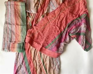 Vintage 1980s 3 Piece Hand Made Dress, Jacket & Sash, Size Medium
Lot #: 112