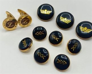 Vintage Lucio Di Roma Cufflinks & 9 Vintage Buttons
Lot #: 160