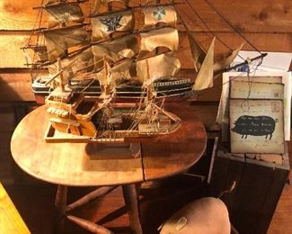 polar bear scheming underwater attack on pirate ship