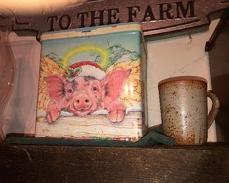 piggy looks too happy. I mean it totally got eaten later . . . sleep aid kicking in