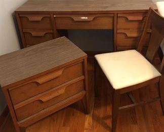 Mid-Century Desk, Nightstand, & Chair https://ctbids.com/estate-sale/18086/item/1806807
